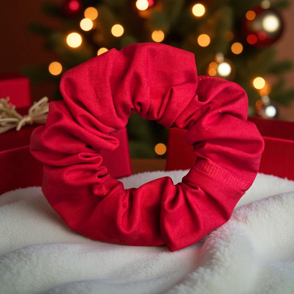Holiday Red Hair Scrunchie