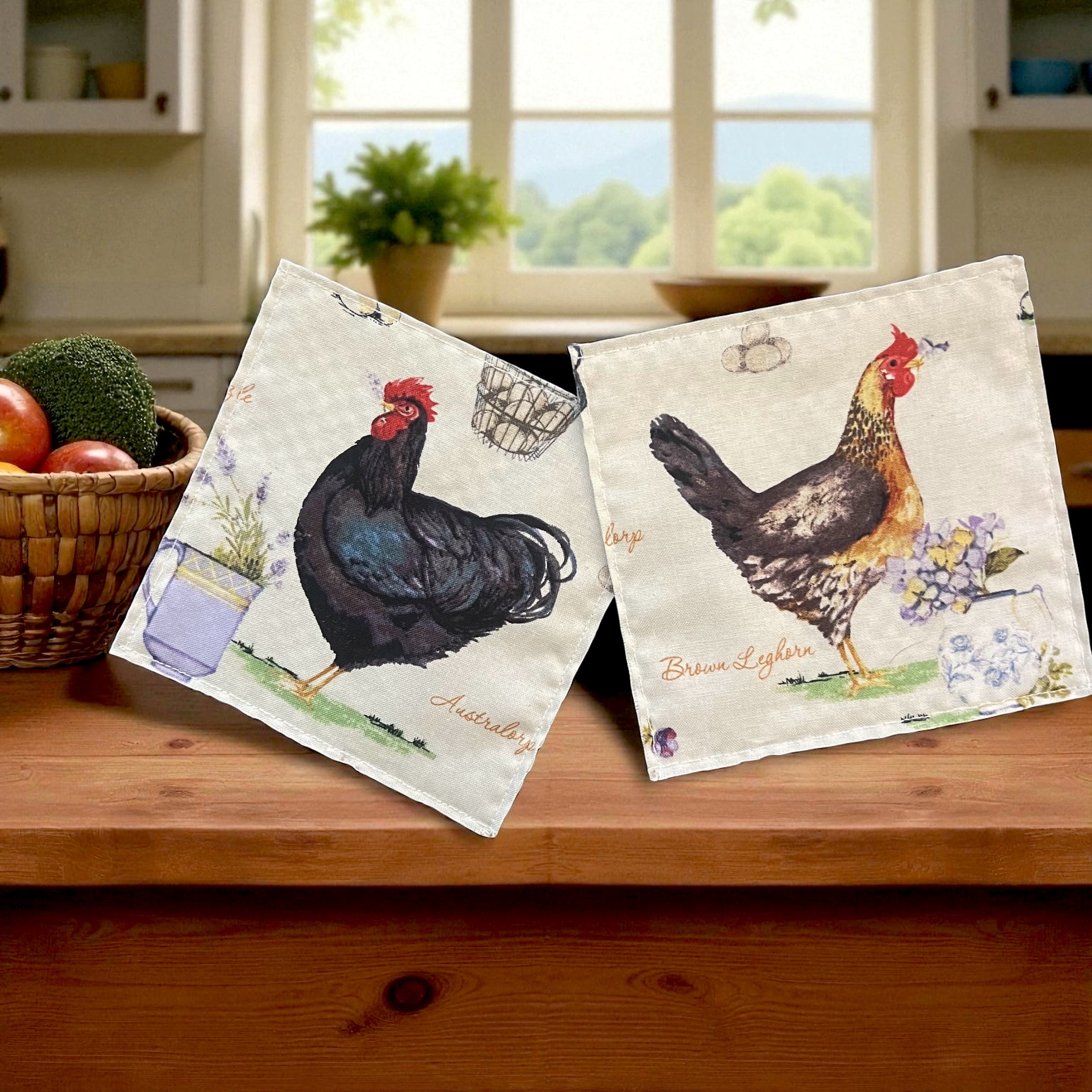 Rooster Print Jar Openers