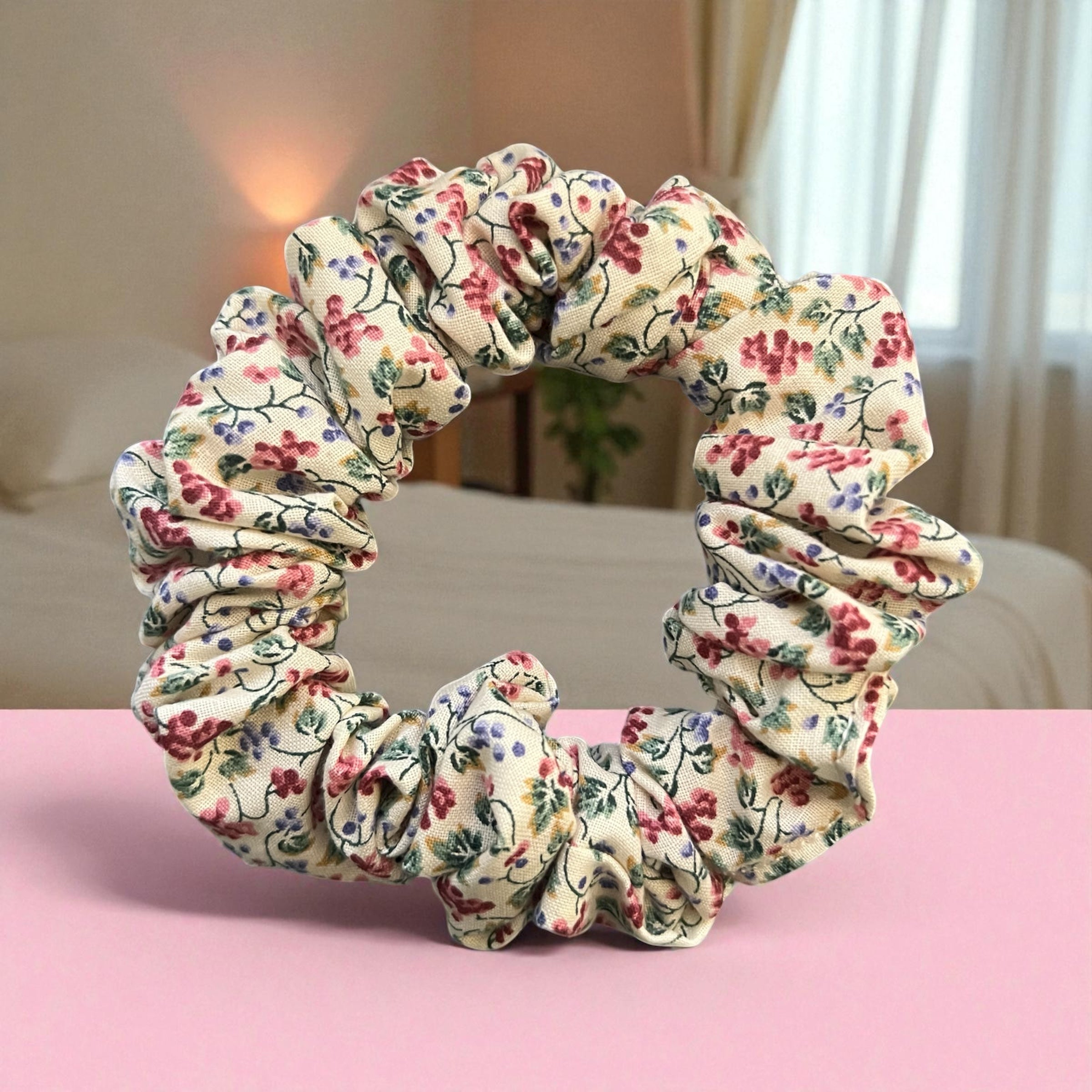 Floral Hair Scrunchie